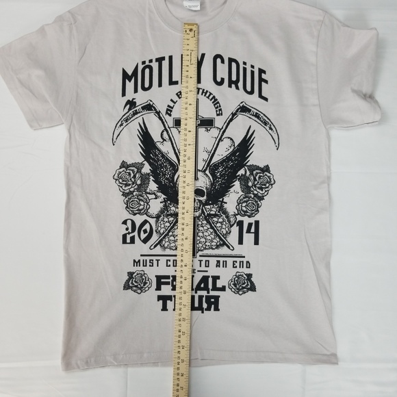 Motley Crue Licensed Final Tour 2014 Band T-Shirt - Picture 7 of 7
